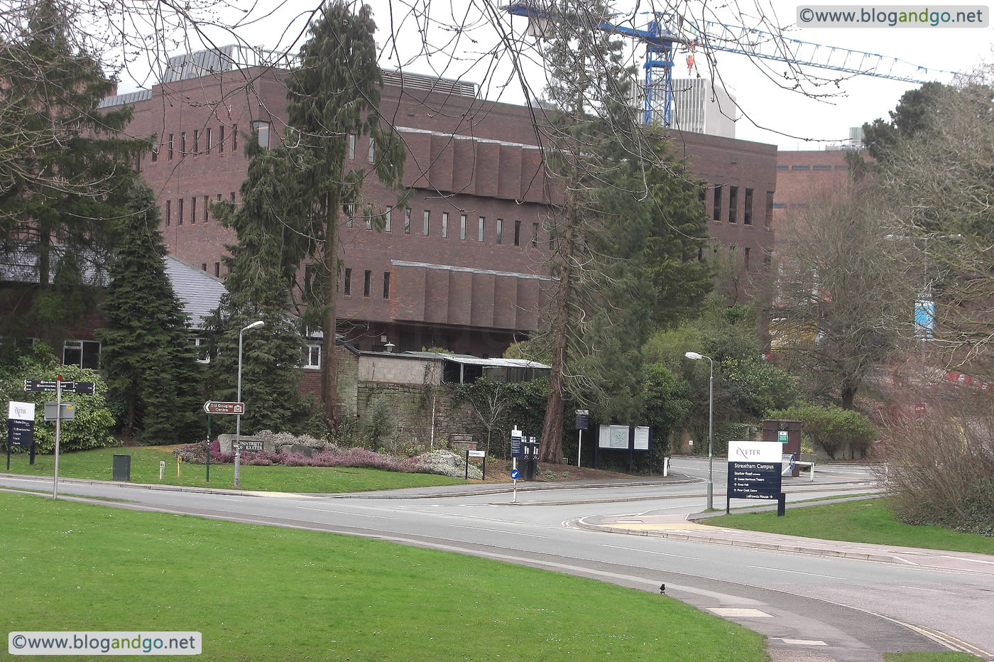 Exeter - University of Exeter main entrance